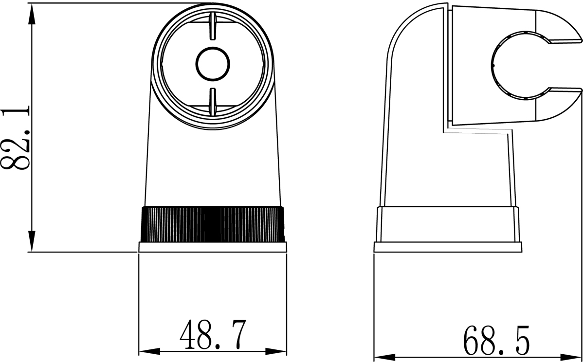 Настенное крепление для лейки Lemark LM8009C