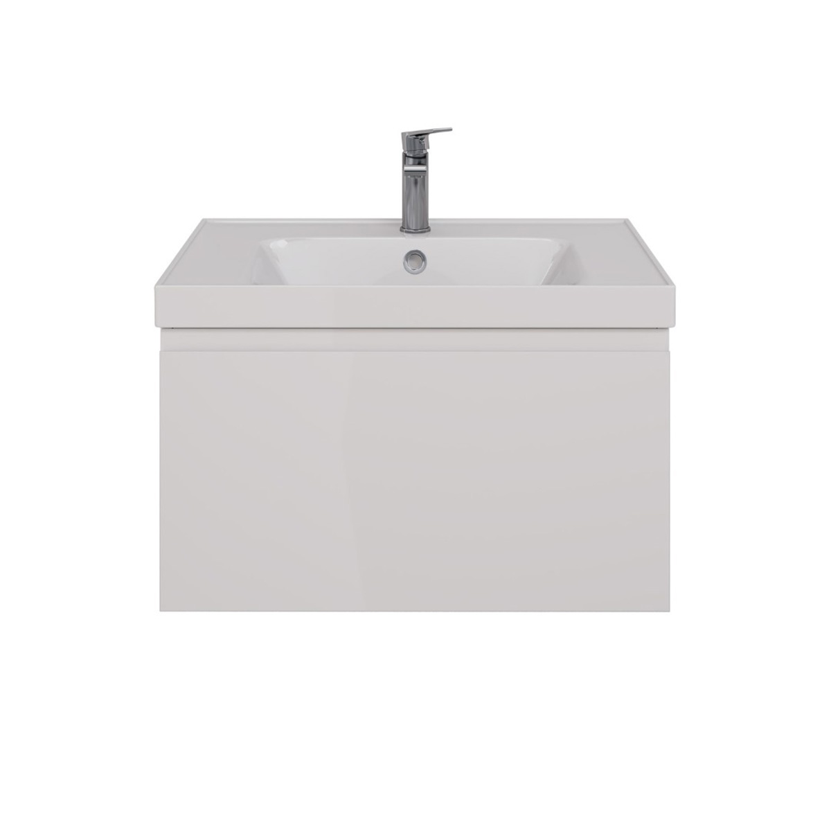 Тумба Lemark VEON MINI 70 см под 1 раковину, подвесная,1 ящик, цвет корпуса, фасада: Белый глянец Тумба Lemark VEON MINI 70 см под 1 раковину, подвесная,1 ящик, цвет корпуса, фасада: Белый глянец