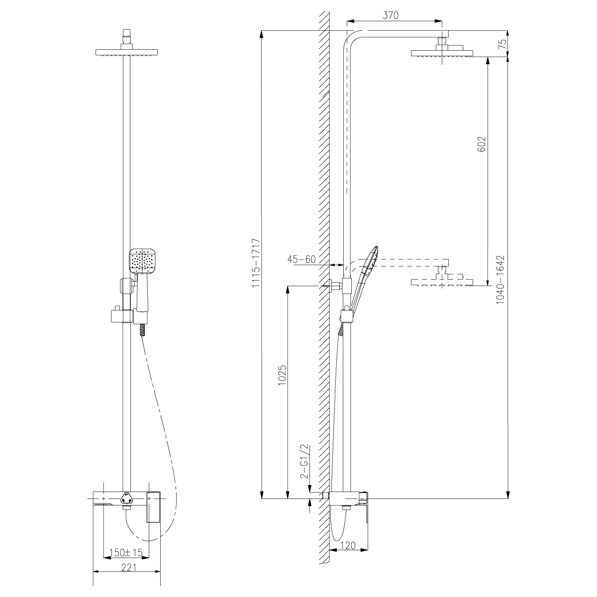 Смеситель Lemark Tropic LM7005C для ванны и душа