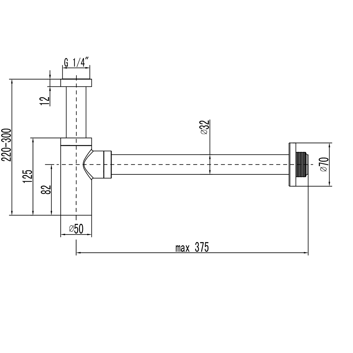 Сифон для раковины Lemark LM8300B
