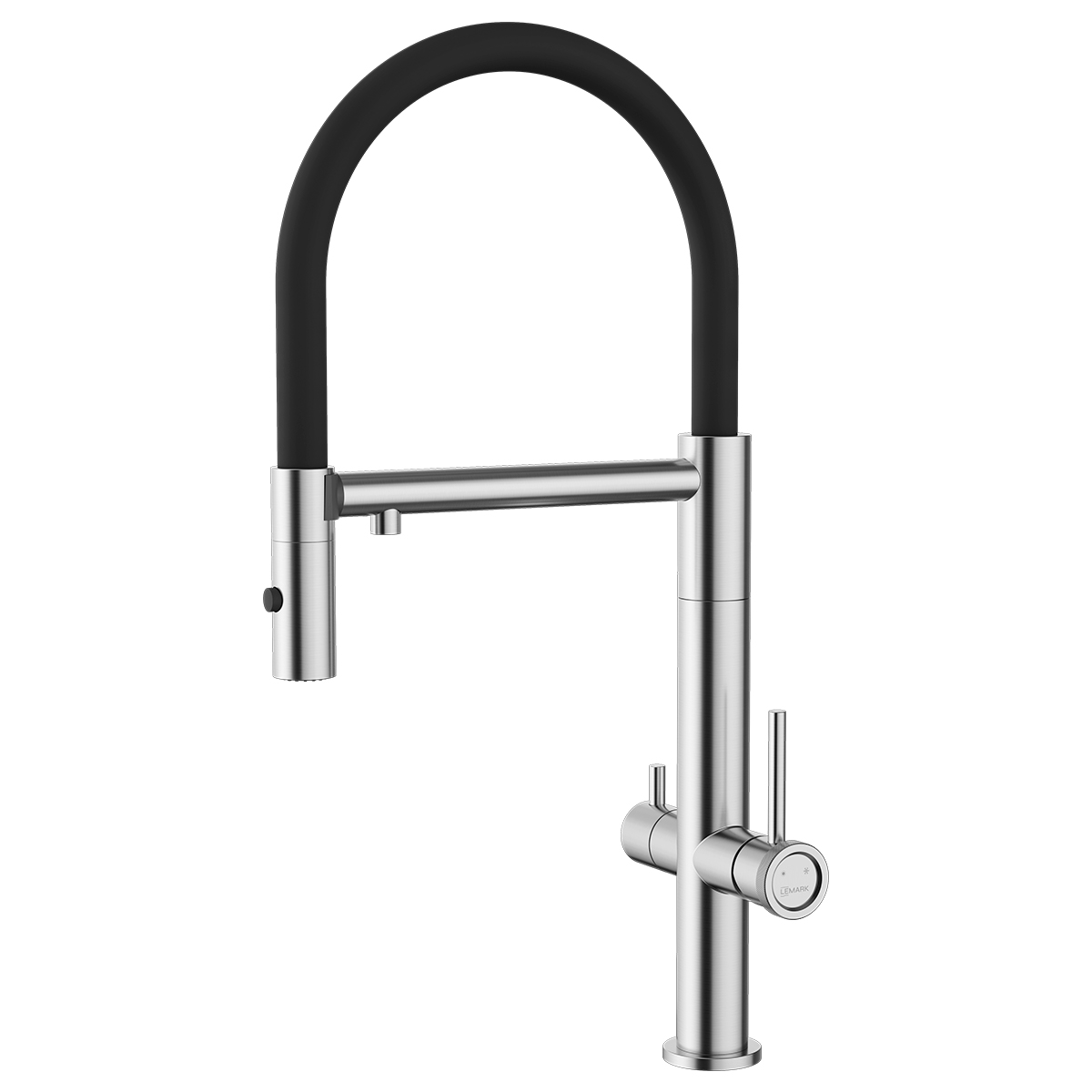 LEMARK | Смеситель Lemark Зенит LMF-1676S-SSN для кухни с гибким изливом, с подключением к фильтру питьевой воды