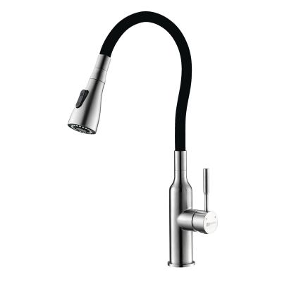 Смеситель Lemark Expert LM5082S-Black для кухни с гибким изливом Смеситель Lemark Expert LM5082S-Black для кухни с гибким изливом