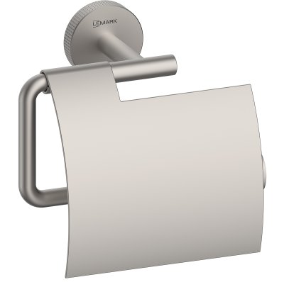 Держатель для туалетной бумаги Lemark BELUGA, сталь, брашированный никель