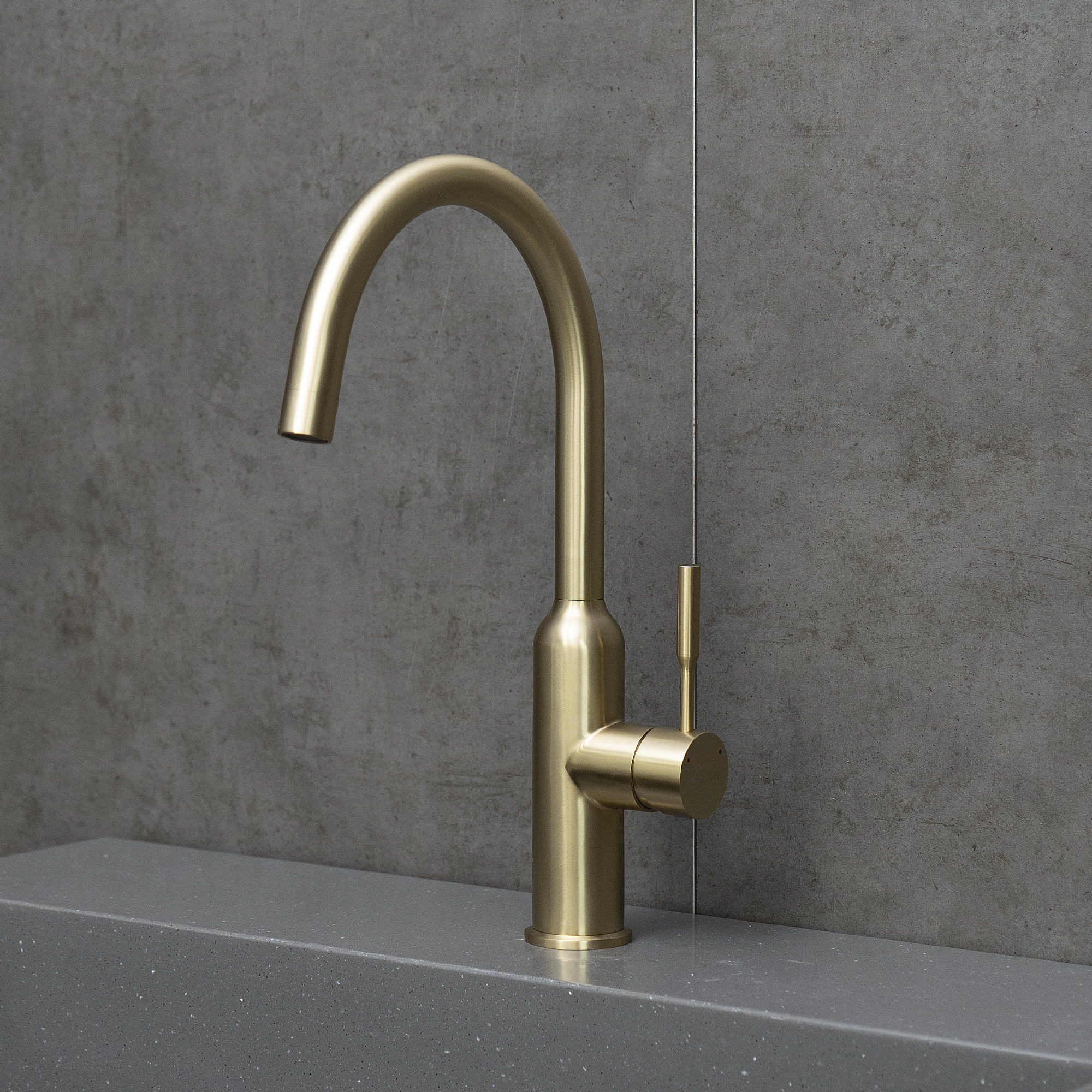 Смеситель Lemark Expert LM5079LGN для кухни с поворотным изливом