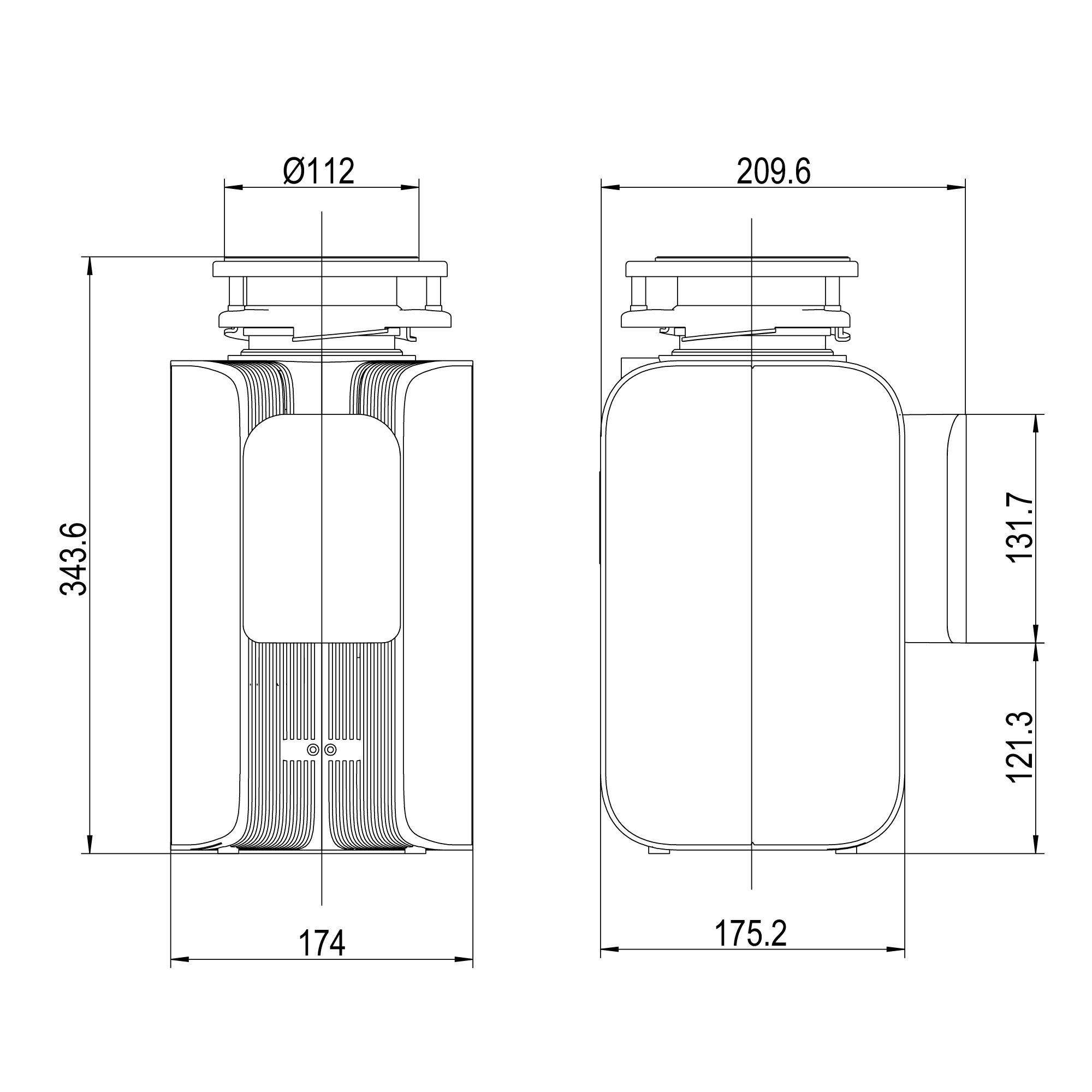 Измельчитель пищевых отходов Lemark DON 3200