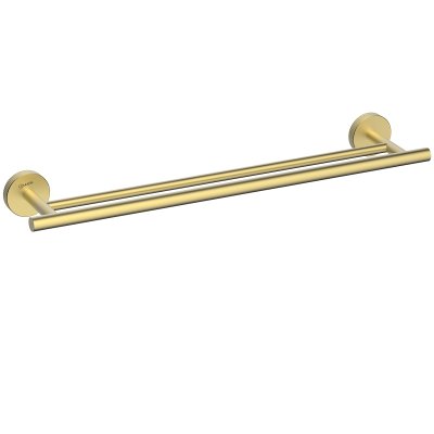 LEMARK | Полотенцедержатель Lemark BELUGA настенный, сталь, брашированное светлое золото