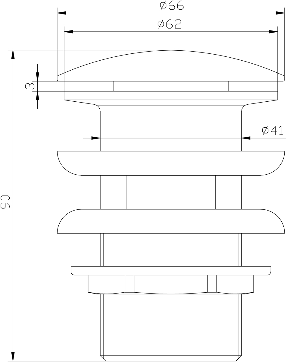 Донный клапан Lemark Jasmine LM6680B, бронза