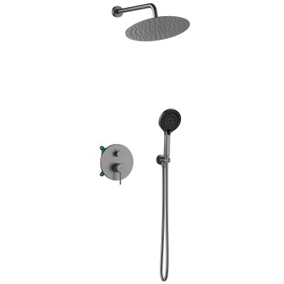 LEMARK | Смеситель Lemark Beluga LMF-8055B-GM для душа, встраиваемый