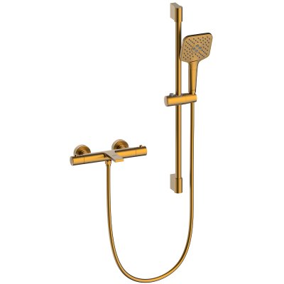 LEMARK | Смеситель Lemark Valday LMF-8142B-BRG для ванны, термостатический