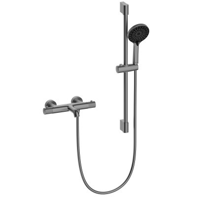 LEMARK | Смеситель Lemark Beluga LMF-8042B-GM для ванны, термостатический