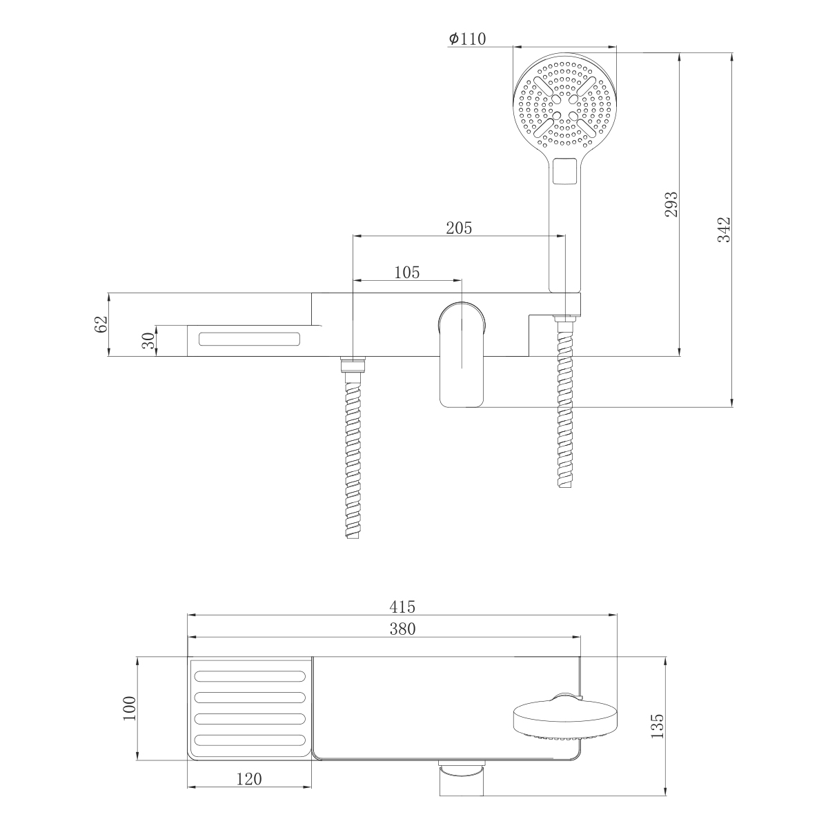 Смеситель Lemark Unibox LM6903CW для душа