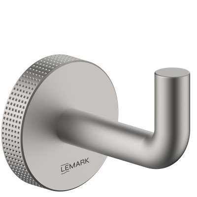LEMARK | Крючок для полотенец Lemark BELUGA, сталь, брашированный никель