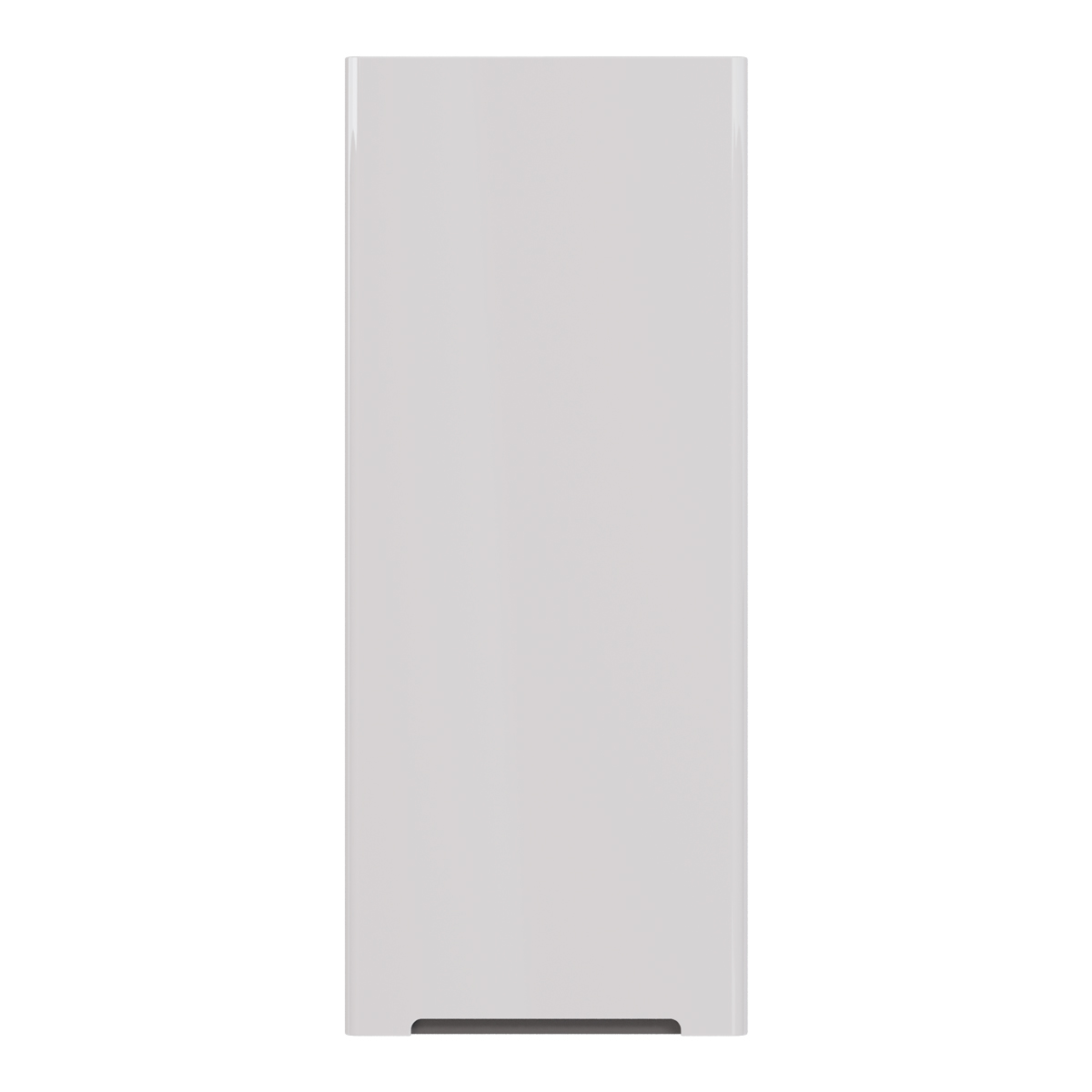 Полупенал Lemark BUNO 35 см подвесной, 1 дверный, правый, цвет корпуса, фасада: Белый глянец