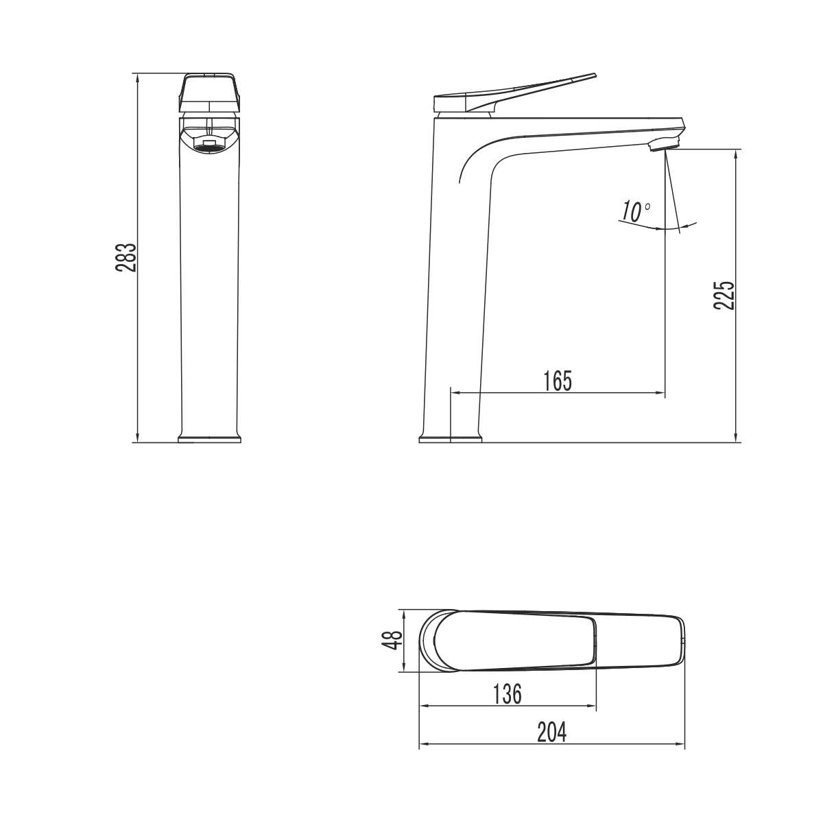 Смеситель Lemark Bronx LM3709GM для раковины