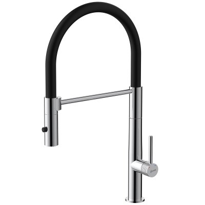 LEMARK | Смеситель Lemark Beluga LMF-8074B-C для кухни с гибким изливом