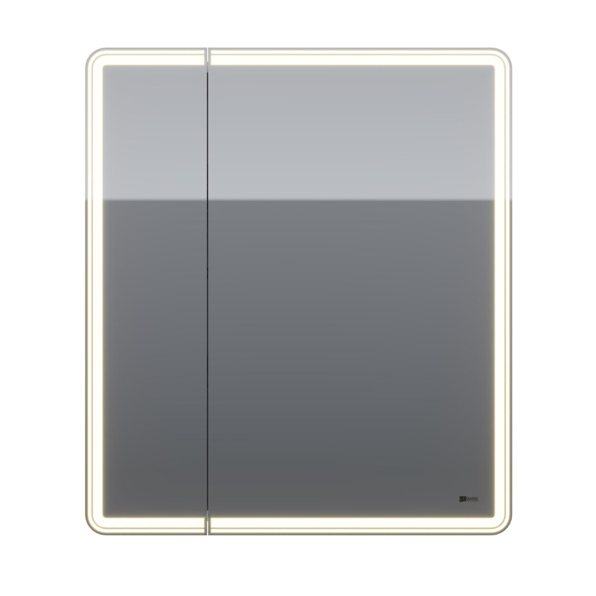 Шкаф зеркальный Lemark ELEMENT 70х80 см 2-х дверный, с подсветкой, с розеткой, цвет корпуса: Белый Шкаф зеркальный Lemark ELEMENT 70х80 см 2-х дверный, с подсветкой, с розеткой, цвет корпуса: Белый