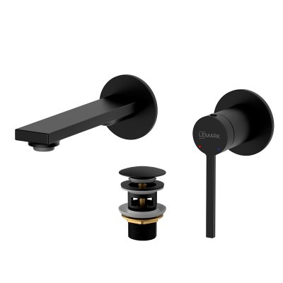 LEMARK | Смеситель Lemark Valday LMF-8133B-BL для раковины, встраиваемый