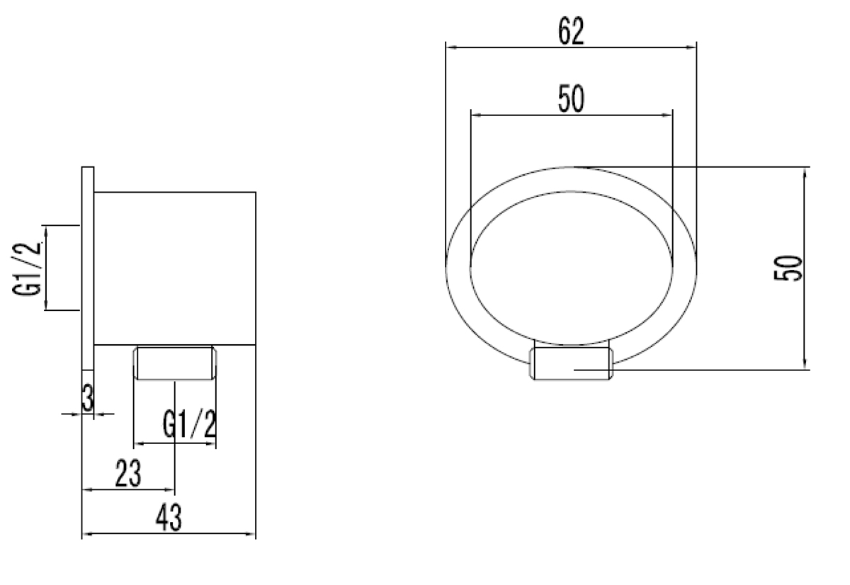 Подключение  для душевого шланга Lemark LM8026C
