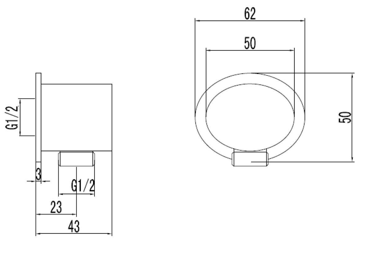 Подключение  для душевого шланга Lemark LM8026C