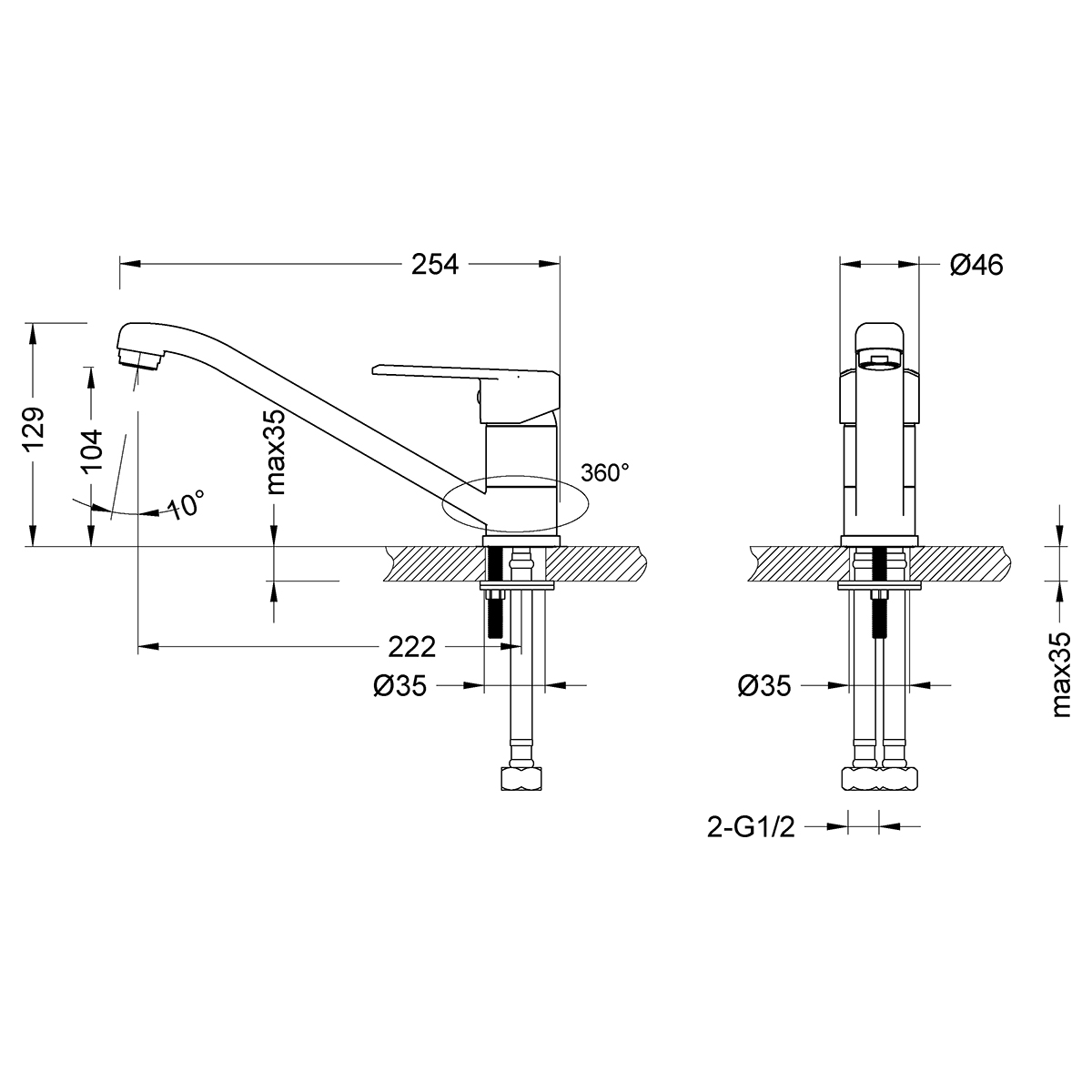 Комплект смесителей Lemark Point LM0381C "3 в 1""