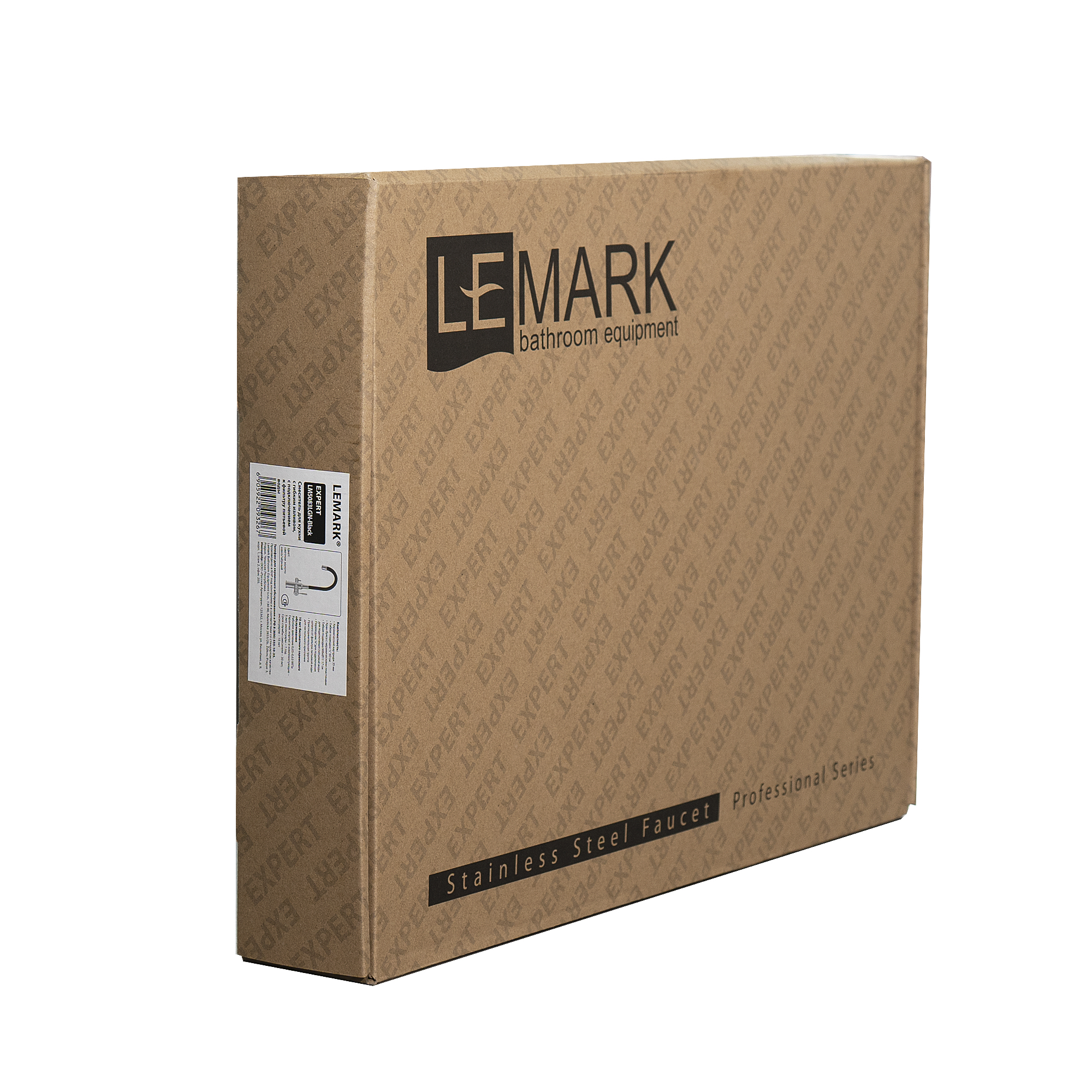 Смеситель Lemark Expert LM5083LGN-Black для кухни c гибким изливом, с подключением к фильтру с питьевой водой