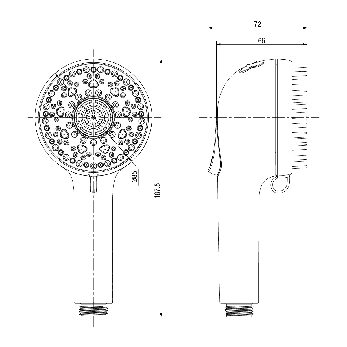 Комплект для животных Lemark LM8151PS, лейка 4-фунциональная