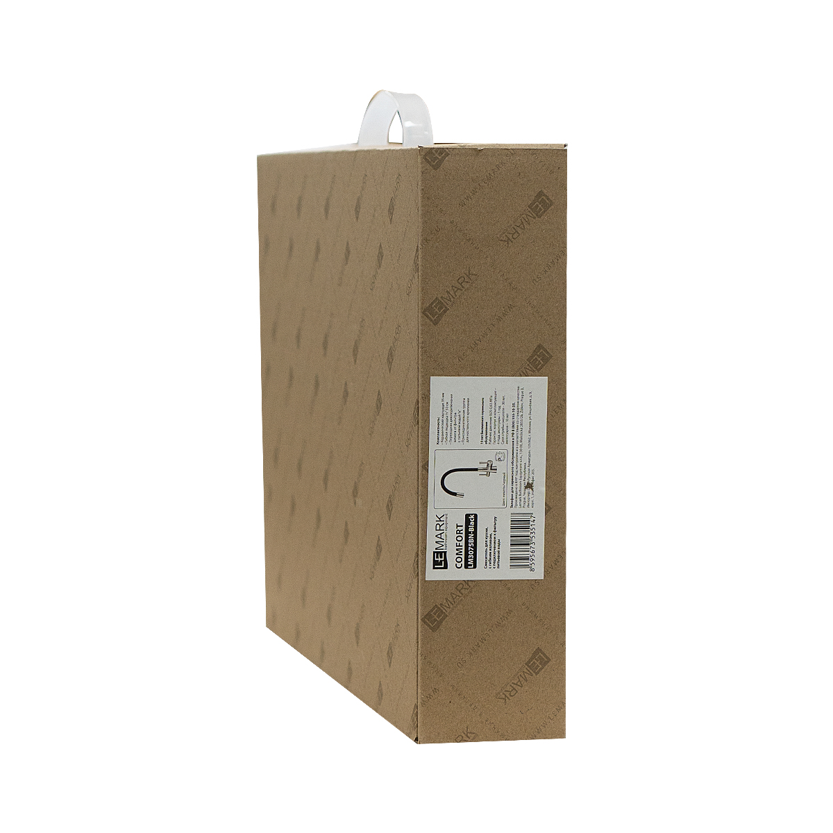 Смеситель Lemark Comfort LM3075BN-Black для кухни с гибким изливом, с подключением к фильтру с питьевой водой