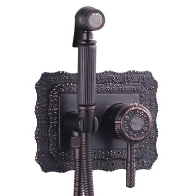 Смеситель Lemark Jasmine LM6619ORB с гигиеническим душем, встраиваемый Смеситель Lemark Jasmine LM6619ORB с гигиеническим душем, встраиваемый