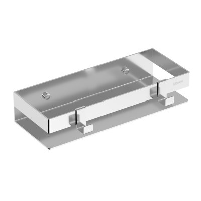 LEMARK | Полка для душа прямая Lemark 300 мм SHELF LINE из нерж. стали с крючками, хром LEMARK | Полка для душа прямая Lemark 300 мм SHELF LINE из нерж. стали с крючками, хром