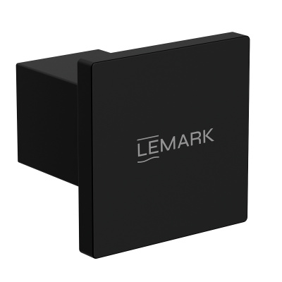 Крючок для полотенец Lemark Валдай_Valday LMA-8111S-BL, сталь, матовый черный