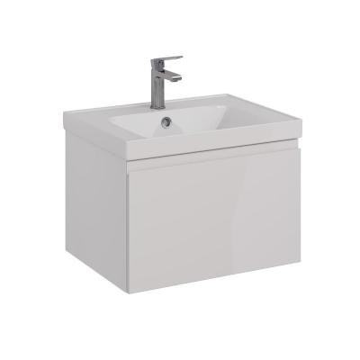 Тумба Lemark VEON MINI 60 см под 1 раковину, подвесная,1 ящик, цвет корпуса, фасада: Белый глянец Тумба Lemark VEON MINI 60 см под 1 раковину, подвесная,1 ящик, цвет корпуса, фасада: Белый глянец