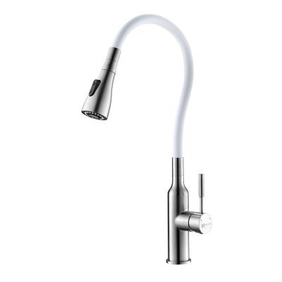 Смеситель Lemark Expert LM5082S-White для кухни с гибким изливом Смеситель Lemark Expert LM5082S-White для кухни с гибким изливом