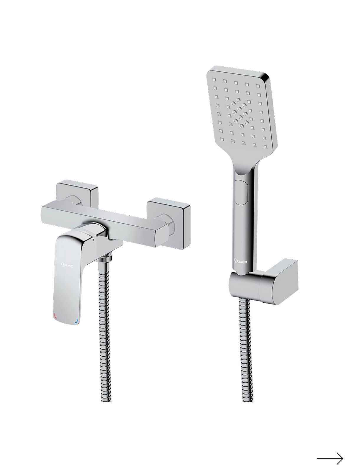 Смеситель Lemark Хоста_Hosta LM12303C для душа