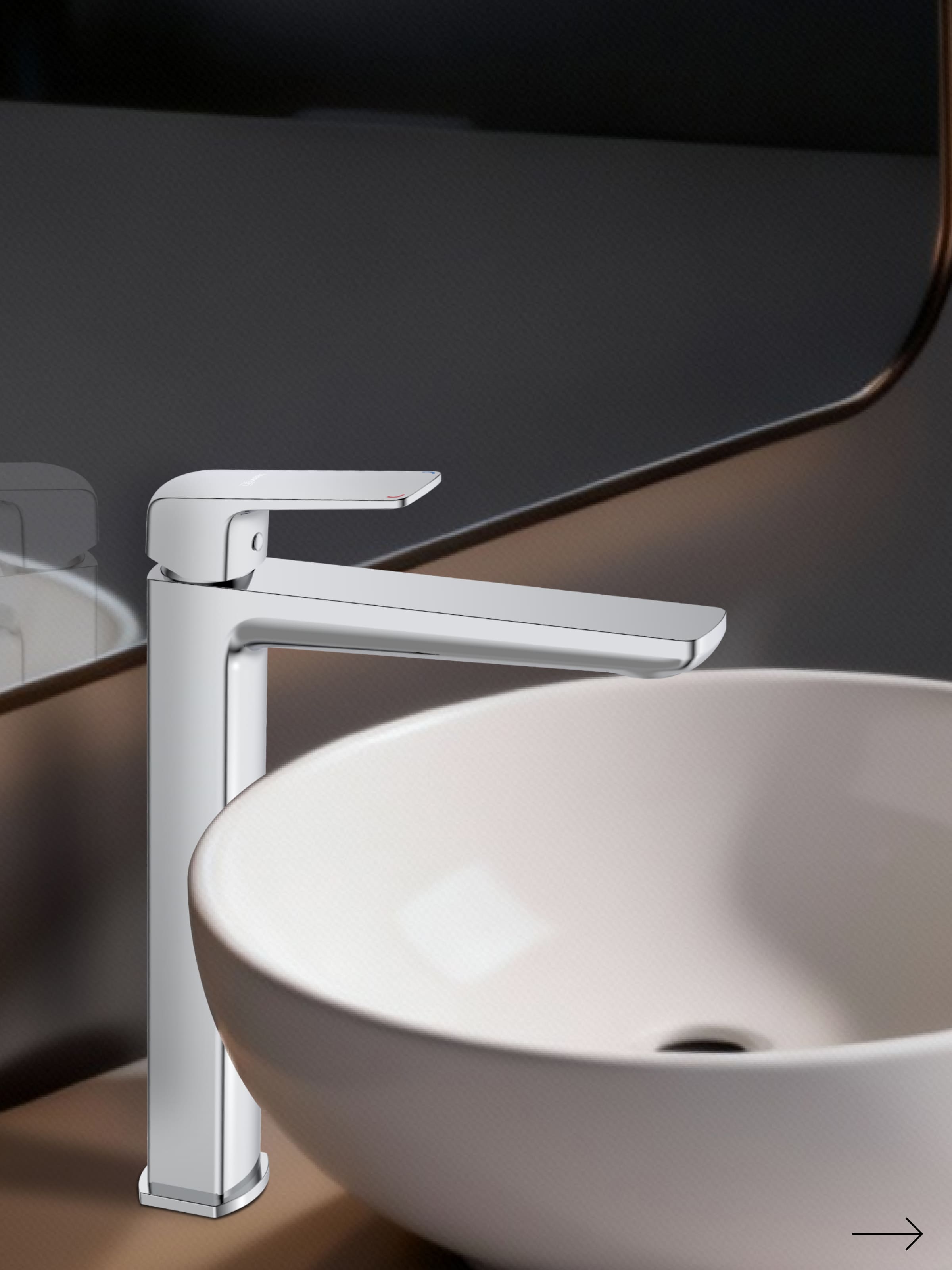 Смеситель Lemark Хоста_Hosta LM12309C для раковины высокий
