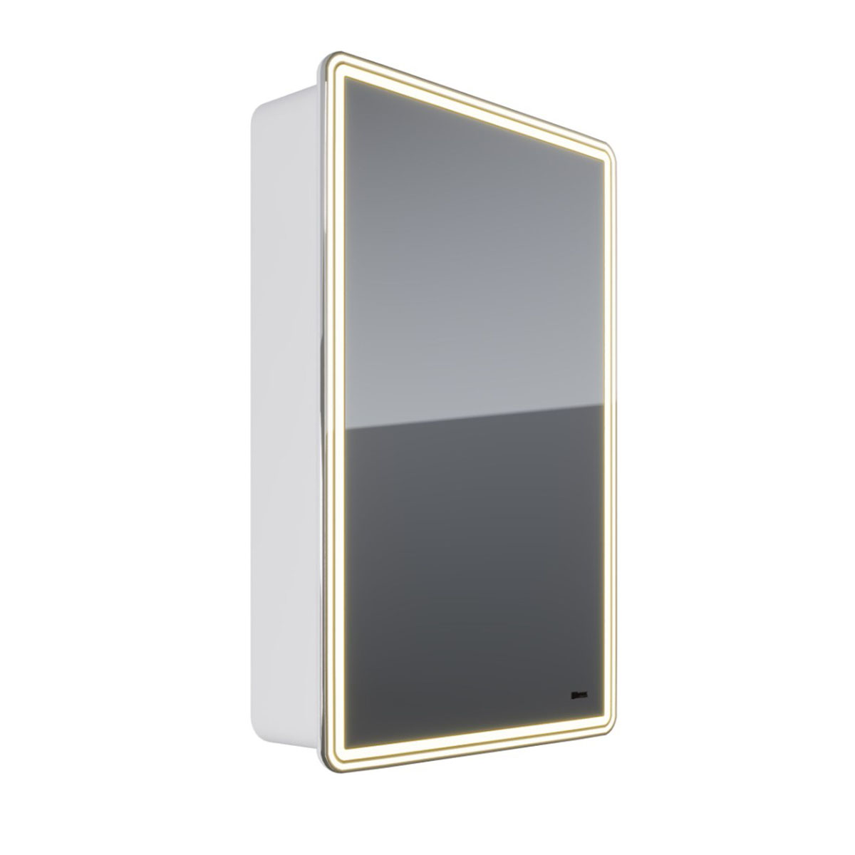 Шкаф зеркальный Lemark ELEMENT 50х80 см 1 дверный, петли справа, с подсветкой, с розеткой, цвет корпуса: Белый Шкаф зеркальный Lemark ELEMENT 50х80 см 1 дверный, петли справа, с подсветкой, с розеткой, цвет корпуса: Белый