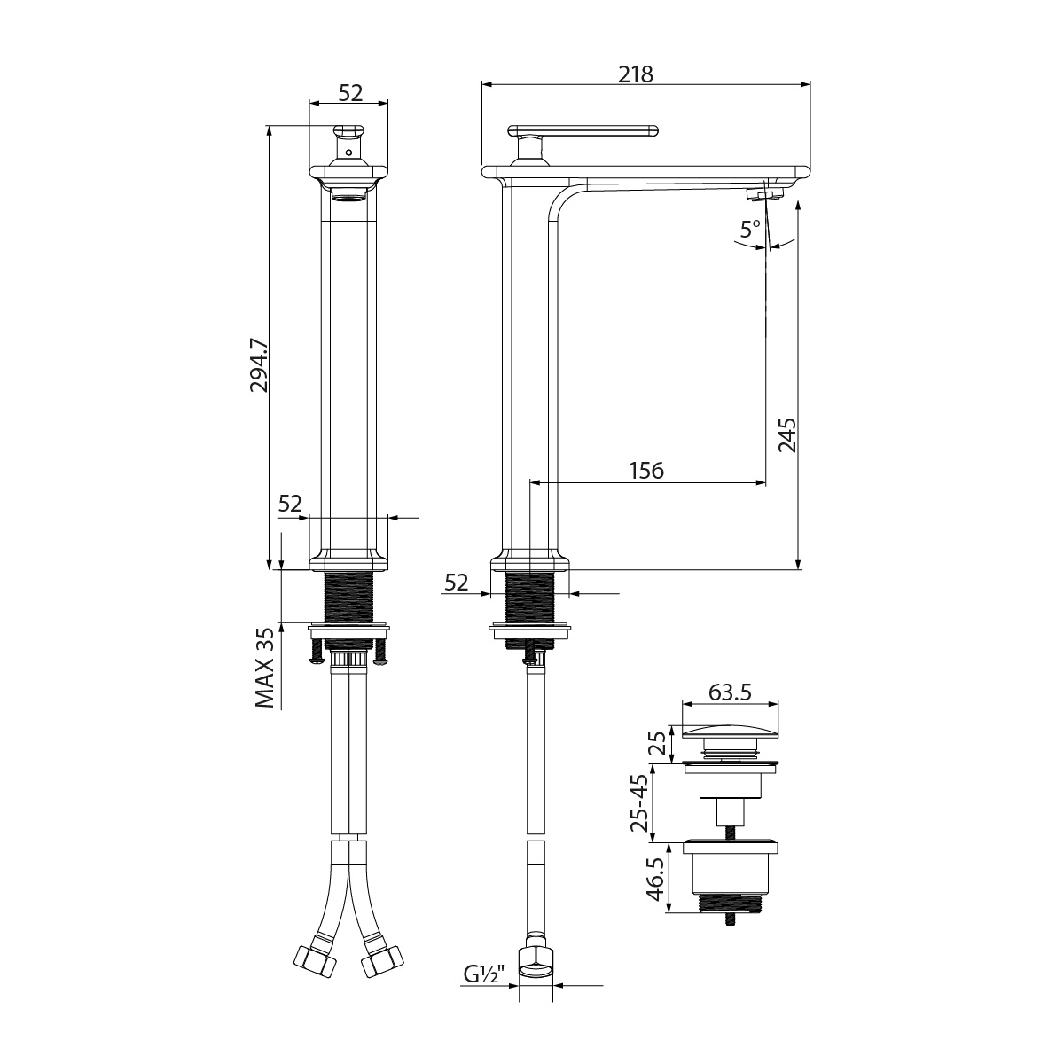 Смеситель Lemark Mista LM6409WG для раковины