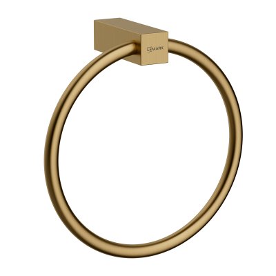 LEMARK | Полотенцедержатель Lemark VALDAY настенный, сталь, брашированное золото