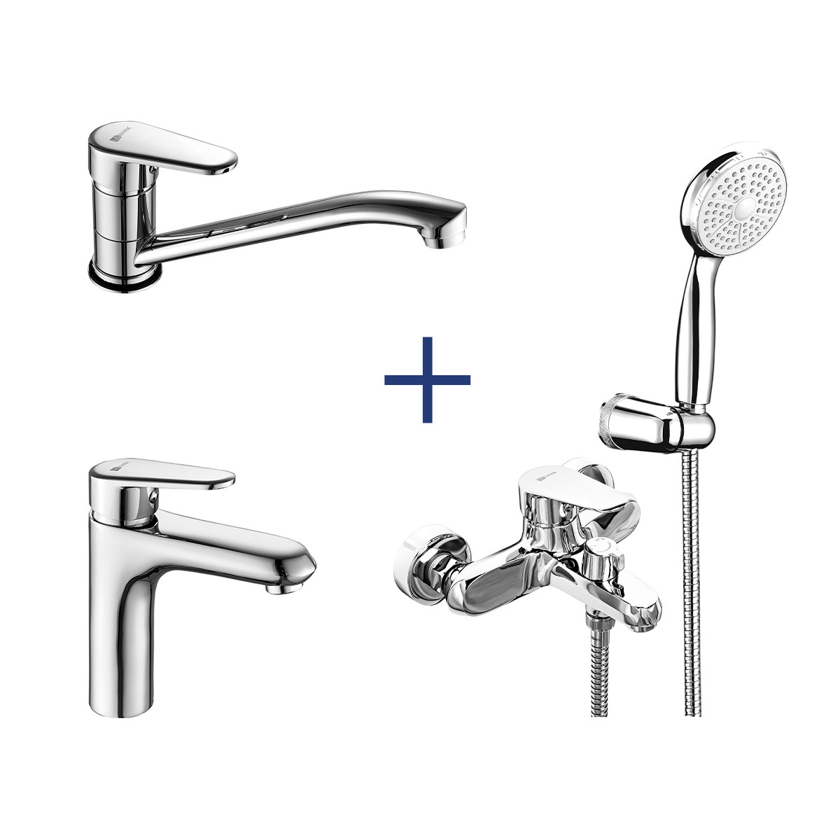 Комплект смесителей Lemark Point LM0381C "3 в 1""