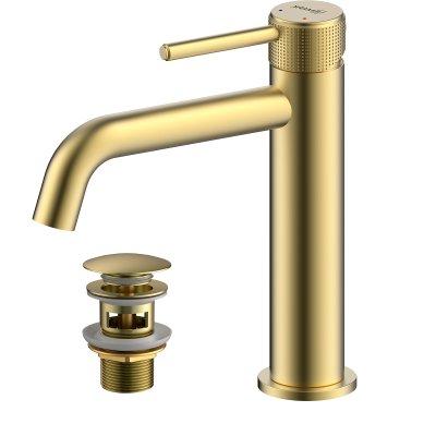 LEMARK | Смеситель Lemark Beluga LMF-8012B-BRLG для раковины