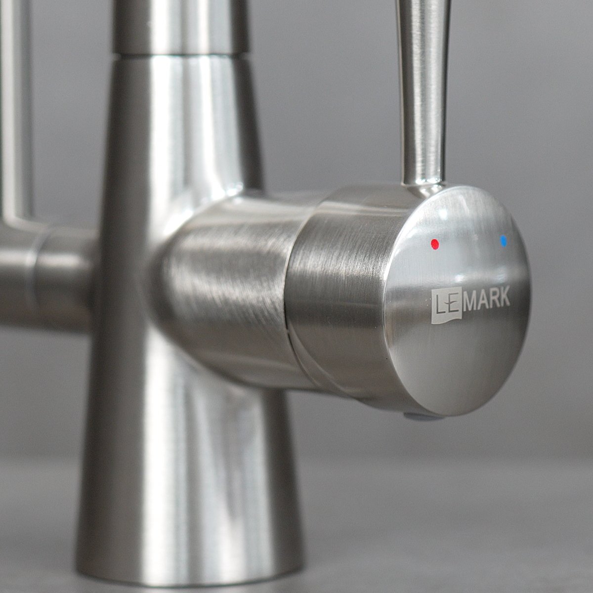 Смеситель Lemark Comfort LM3075BN-Silver для кухни с гибким изливом, с подключением к фильтру с питьевой водой