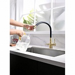 Смеситель для кухни с подключением к фильтру с питьевой водой Lemark Comfort LM3075B