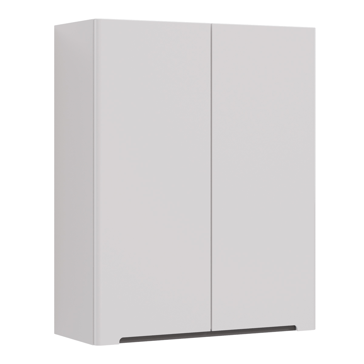 Шкаф Lemark BUNO 60 см подвесной, 2-х дверный, цвет корпуса, фасада: Белый глянец